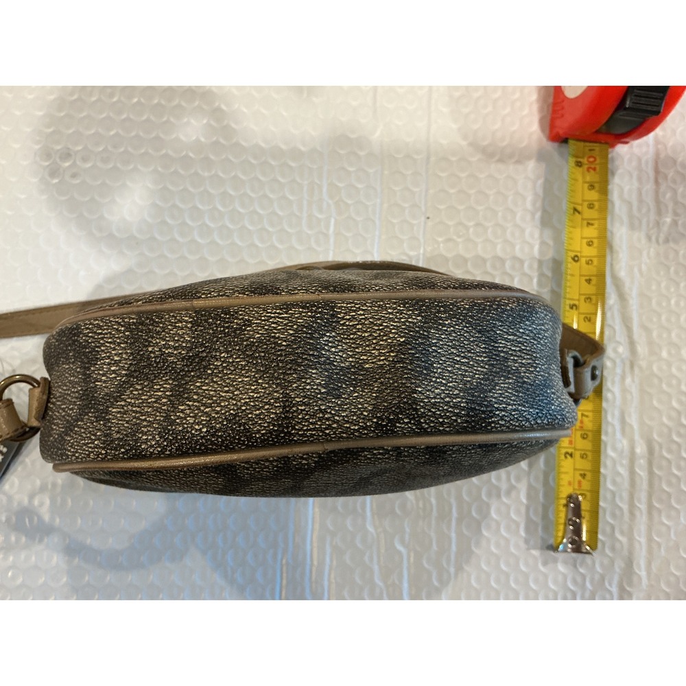Yves Saint Laurent YSL Monogram Giraffe‎ Print Canvas Leather Crossbody Vintage - Picture 12 of 16
